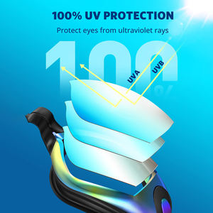 עדשת UV נגד ערפל מקצועית ממותגת בהתאמה אישית ללא דליפות משקפי שחייה למבוגרים - Product Image 2