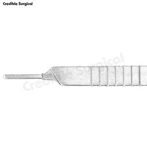 Crédible Surgical Pvt Ltd Manche de scalpel en acier inoxydable extra long Manuel Manche BP à usage unique pour instruments chirurgicaux - Product Image 6