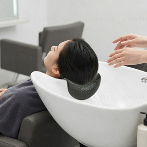 Outil de lavage de <span class=keywords><strong>cheveux</strong></span> en gros : Repose-nuque en PVC pour <span class=keywords><strong>bac</strong></span> à shampoing, coussin de soutien pour SPA capillaire - Product Image 6