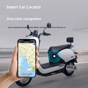 GPS-Tracker für Auto & Elektromotorrad Fahrzeug-Ortungsgerät Diebstahlschutz Wasserdichtes Sicherheitsgerät Stromausfallalarm Knopfbatterie - Product Image 2