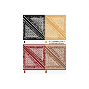 Sciarpa triangolare multifunzionale 60x135 cm con design fantasia per uso esterno - Product Image 2