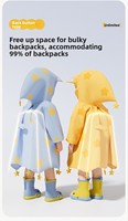 Imperméable pour enfants avec imprimé étoiles, tissu crypté résistant aux déchirures, pour garçons et filles, pour les jeux en plein air