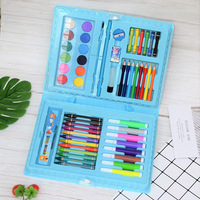 Ensemble de dessin artistique Stylo aquarelle et crayons à colorier Crayons pour enfants Ensemble d'art 68 pièces