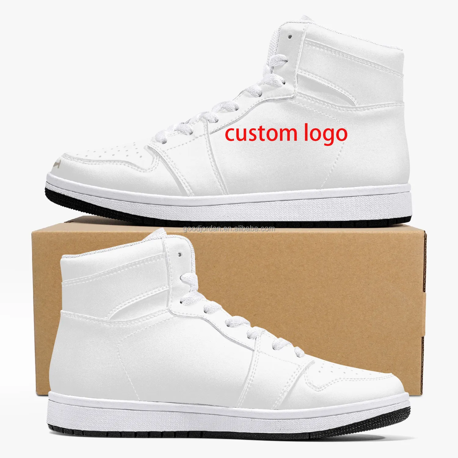 2021 Custom Design Logo Zapatos Sneaker Shoes White High fugazi green ljr Leather Oem Men's Fashion Sneakers