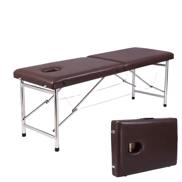 Cama de masaje plegable portátil, cama de spa de alta calidad, gran oferta, silla plegable