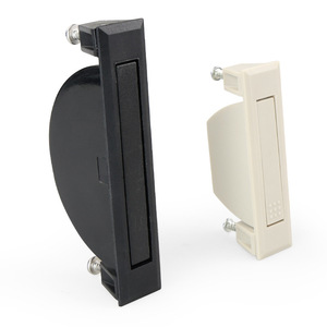 Manija de Puerta Oculta M126 de Aleación de Zinc, Diseño Industrial, Ambidiestra, para Puerta - Product Image 1