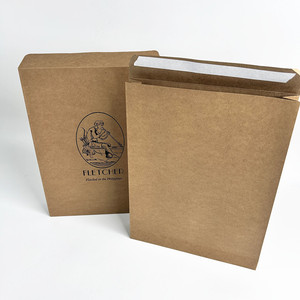 Bolsas de Correo Ecológicas de Papel Kraft Marrón con Impresión de Logotipo Personalizado - Sobres Rígidos para Ropa y Regalos - Product Image 4