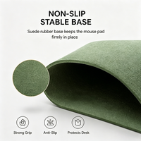 Tapis de souris en cuir de luxe avec logo personnalisé, élégant, professionnel, de haute qualité, kit cadeau d'entreprise