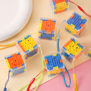 Six Sided 3D <b>Maze</b> <b>Puzzle</b> With Rope Educational Toy For Children Age 4 6 Years Old Plastic Brain Teaser Game Gift - Product Image 4