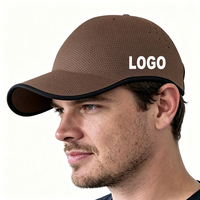 Casquette de baseball personnalisée brodée, respirante et imperméable en polyester pour le sport, la course, le golf, avec logo d'entreprise et motif nœuds