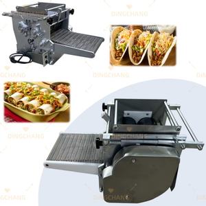 Máquina para hacer tortitas de maíz eléctrica barata de espesor cambiable fabricante comercial de Chapati <span class=keywords><strong>Horno</strong></span> De Tortillas Continuo Industrial - Product Image 3