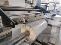 Machine d'impression flexographique haute vitesse pour sacs plastiques en rouleau, 2 couleurs, pour films plastiques