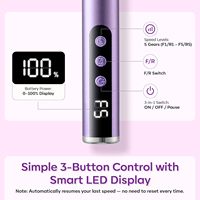 Vantrend Beauty - Lime à ongles électrique professionnelle rechargeable en forme de stylo compact, outil de manucure portable, vente en gros