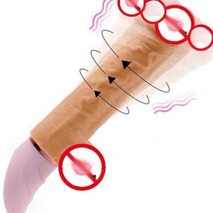 Realistici prodotti per adulti vibratore oscillante telescopico Dildo giocattoli sessuali per auto-piacere delle donne e massaggio di coppia - Product Image 3