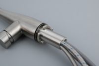 Robinet de cuisine extractible Voriva en acier inoxydable 304 - Robinet mélangeur cascade multifonctionnel pour évier