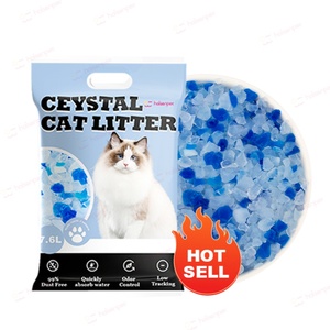 Factory Wholesale Price Bulk 7.6L Low Tracking High Quality Highly Absorbent Premium Crystal <b>Cat</b> <b>Litter</b> - Product Image 1