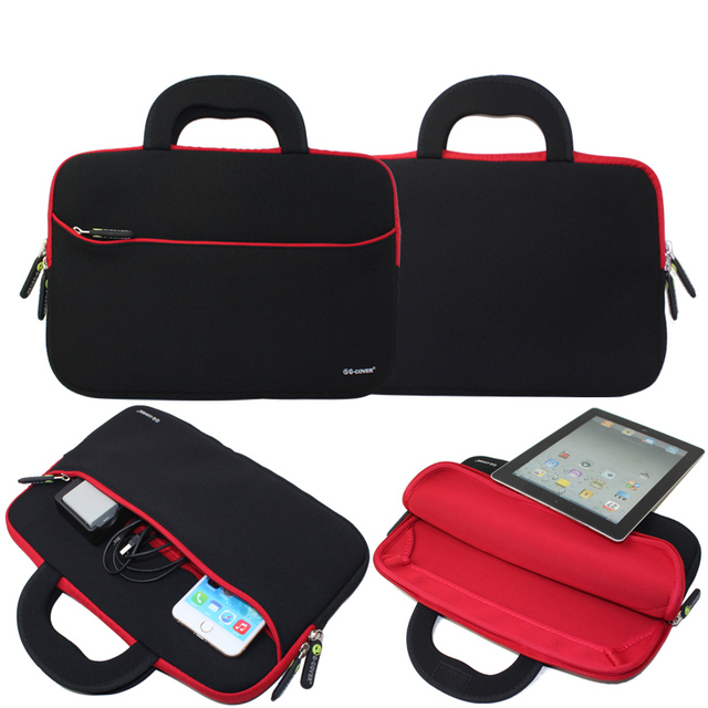 Factory Customized Logo Neoprene Eco-Friendly Durable Portable Laptop Sleeve Briefcase Bag Protective PC Computer Case iPad Pro