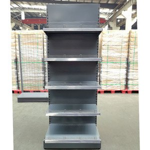 Black gondola shelving, gondola shelving <strong>mini</strong> <strong>supermarket</strong> - Product Image 6