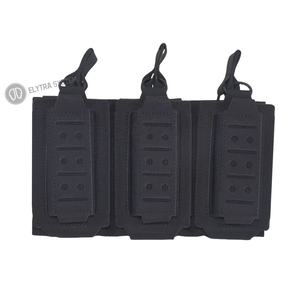 Tactische Versnelling Dubbellaags Sleuven Magazijn Molle Pouch Voor Tactische Vest Plaat Drager Chaleco Tactico Tactical Mu - Product Image 4