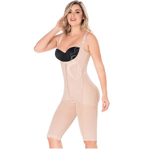 Liposuccion post-chirurgie et massages amincissants <span class=keywords><strong>Fajas</strong></span> avec buste ouvert haut du dos Compression moyenne - Product Image 2