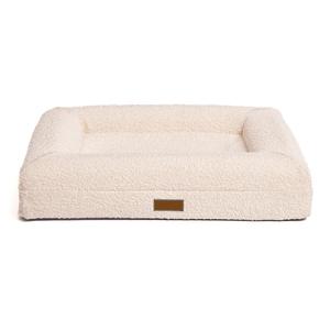 Cama de perro de felpa de patrón sólido YOUME con canal de agua en forma de bucle esponja inferior antideslizante cama cómoda y elegante para mascotas - Product Image 1