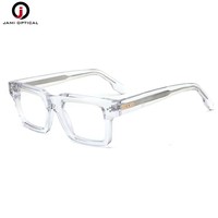 Vente en gros de montures de lunettes carrées vintage en acétate épais de qualité supérieure pour hommes, lunettes optiques avec logo personnalisé