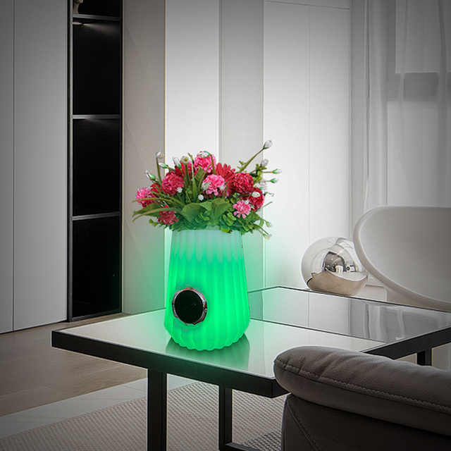 Creative Smart Garden LED Light Indoor Flower Pots Wireless Speaker Flower Pot
