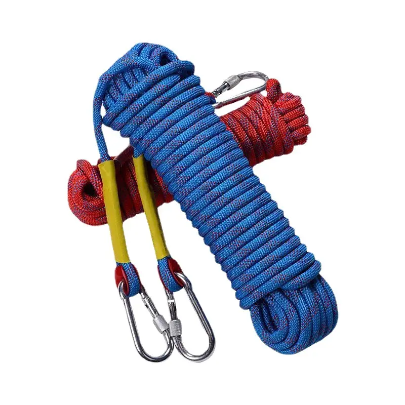 Factory custom High Altitude operation High-rise escape Rope Outdoor climbing Fire rescue ropes polyester nylon pp ropes