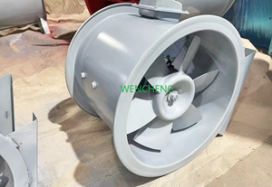 Ventilateur <span class=keywords><strong>extracteur</strong></span> tubulaire électrique WENCHENG, à entraînement par courroie, haute température, ventilateur axial, moteur AC Cooper, double roulement à billes - Product Image 2