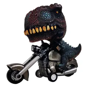 Fabbrica OEM Dino Toy Car ragazzi regalo grande testa dinosauro moto per bambini Dino moto cavaliere giocattoli di attrito