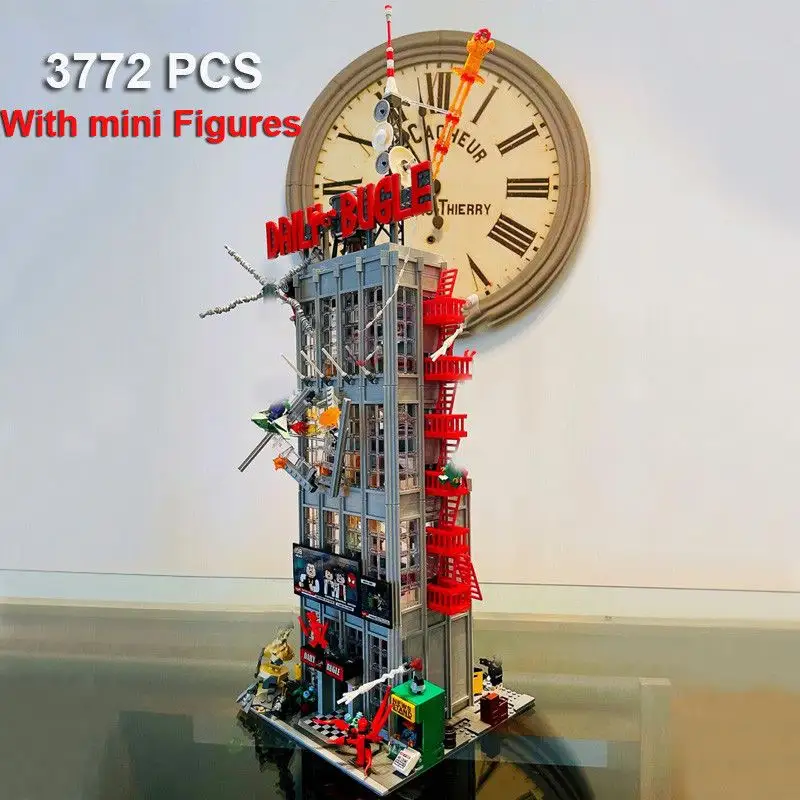 The Bugle Building Of Daily 3772PCS Bloques de construcción clásicos Ladrillos Cumpleaños Regalos de Navidad para niños Compatible 76178