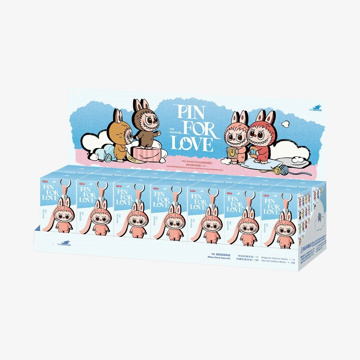 Official Store Legit the Monsters Macaron Pin for Love Letter