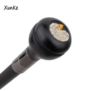 Noir Vintage tête d'aigle décoré bâton <span class=keywords><strong>de</strong></span> marche affaires Gentleman Style <span class=keywords><strong>britannique</strong></span> canne <span class=keywords><strong>de</strong></span> marche Halloween Cosplay accessoires - Product Image 5