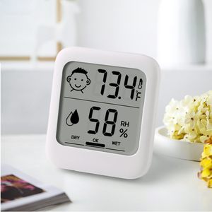 Thermomètre hygromètre numérique LCD pour intérieur, station météo, horloge avec alarme - Product Image 4