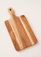 Planche à découper en bois faite à la main avec finition grain naturel pour une présentation moderne en cuisine et à table