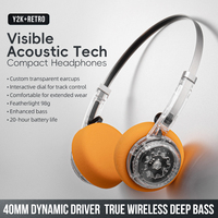 Headphone Nirkabel Over-Ear Dinamis Studio DJ Retro Klasik 2025 dengan Peredam Kebisingan ENC 6.0 dan Suara Hi-Fi Touch