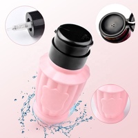 Flacon pompe vide de haute qualité 250 ml pour liquides, alcool, dissolvant de gel UV, flacon vide pour vernis à ongles