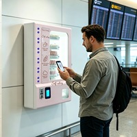 Distributeur automatique sans surveillance à 12 canaux avec écran tactile pour les produits en petits emballages