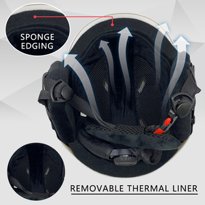 CE1077高品質ホッキョクグマ大人キッズスキーヘルメットカスタムヘルメットステッカーOEMキッズスノーボードヘルメット - Product Image 5