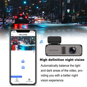 Ứng dụng Điều khiển Wifi Dashcam 720p AHD tầm nhìn ban đêm 130 độ xe màn hình video ghi USB DVR thông minh <span class=keywords><strong>Dash</strong></span> Cam Wifi xe hộp đen - Product Image 4