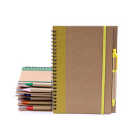 PROMO Carnet à spirale écologique personnalisé, couverture en papier, formats B5 A6, bureau, couverture rigide, logo personnalisé, emballage en vrac, cadeaux, agendas