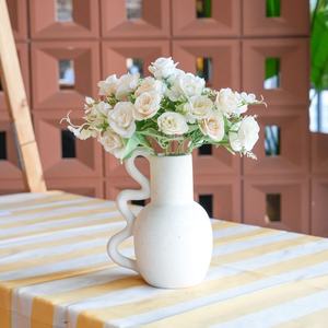 Ramo de rosas de seda artificial Flores para boda Flor nupcial Arbusto - Product Image 6