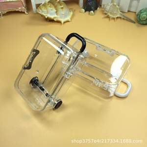 Boîte à bonbons de mariage créative personnalisée en gros, valise transparente, organisateur de bijoux pour le commerce extérieur - Product Image 6