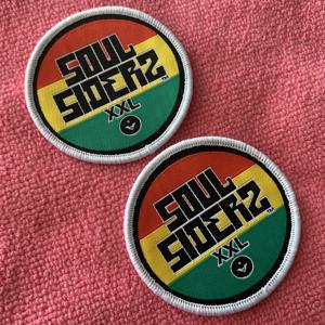 Patch tissé pour tente à <span class=keywords><strong>coin</strong></span> rond à bordure surmontée, badge de vêtement en textile lavable en matériau épais pour vêtements - Product Image 5