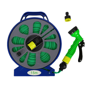 Carrete de Manguera de Jardín Portátil 2026, Nuevo, Fácil de Guardar, Conector Rápido, Flexible - Product Image 1
