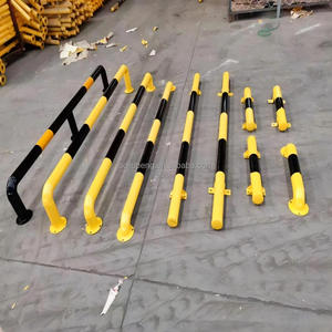 Dissuasore a U in Acciaio, Barriera di Sicurezza Anti-collisione per Parcheggi, Superficie Riflettente ad Alta Intensità, Zincato a Caldo - Product Image 4