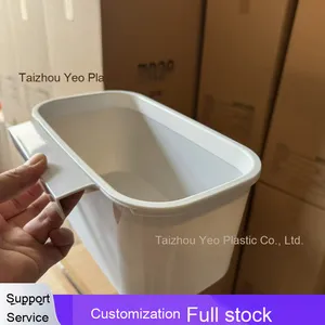Tempat sampah gantung plastik penghemat ruang Logo kustom ember penyimpanan pembuangan limbah untuk Dapur & kamar mandi dengan Logo khusus - Product Image 2