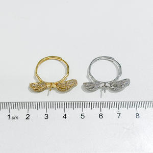 Support de bijoux en argent S925 pour anneau de perles DIY, bijoux en argent tendance avec perles rondes de 7 à 10 mm, 1400 - Product Image 4