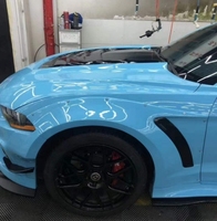 Kit de carrosserie large de conception de Robot de réglage de haute qualité pour Ford Mustang mise à niveau pièce automatique pare-chocs avant lèvre arrière jupe latérale capot 15-17