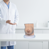 Modelo de anatomía de seno humano de PVC Healer LJ con aumento de 1.5x, fabricado en China para entrenamiento médico en escuelas